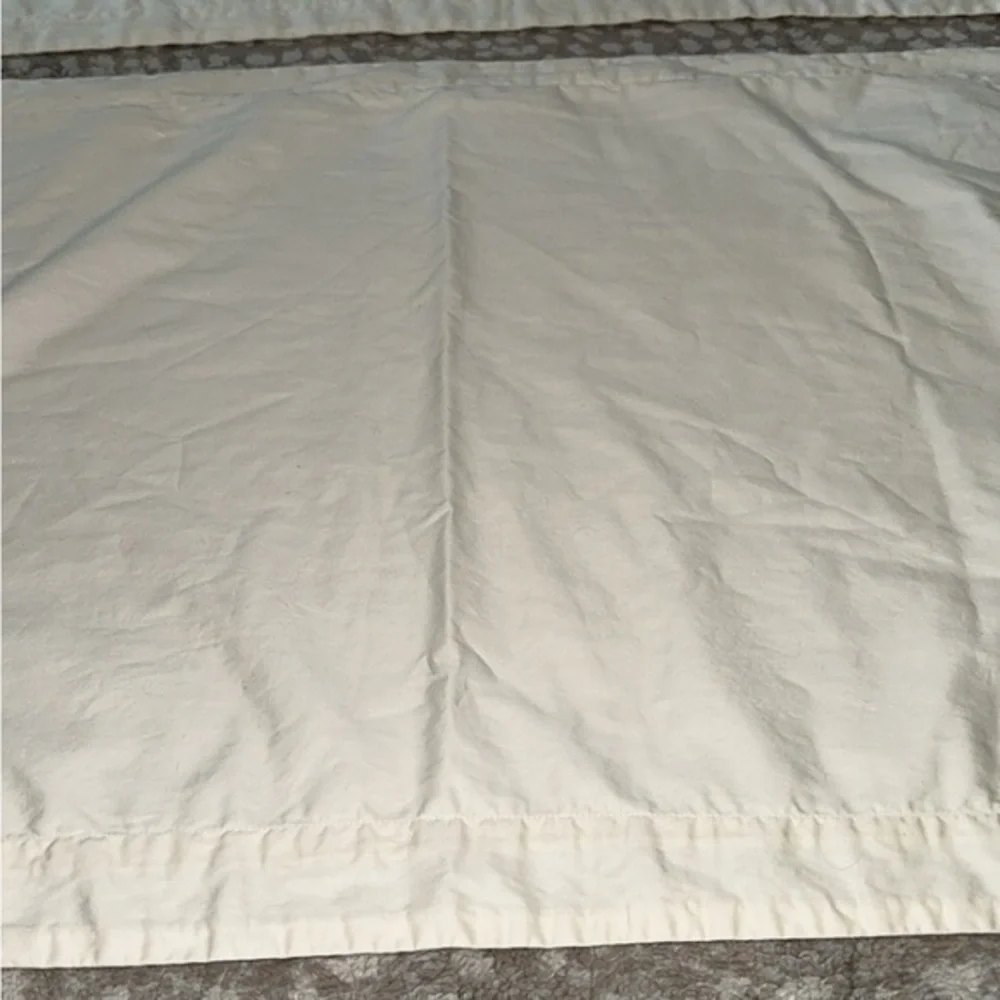 2 x Boll & Branch Signature Soft Natural Organic Cotton King Shams Pillow Covers